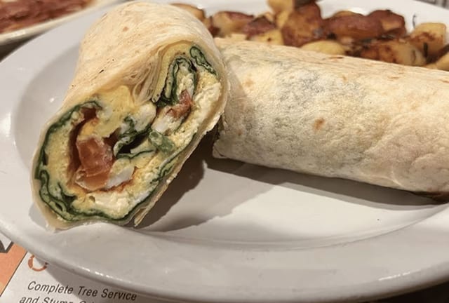 Greek Burrito.