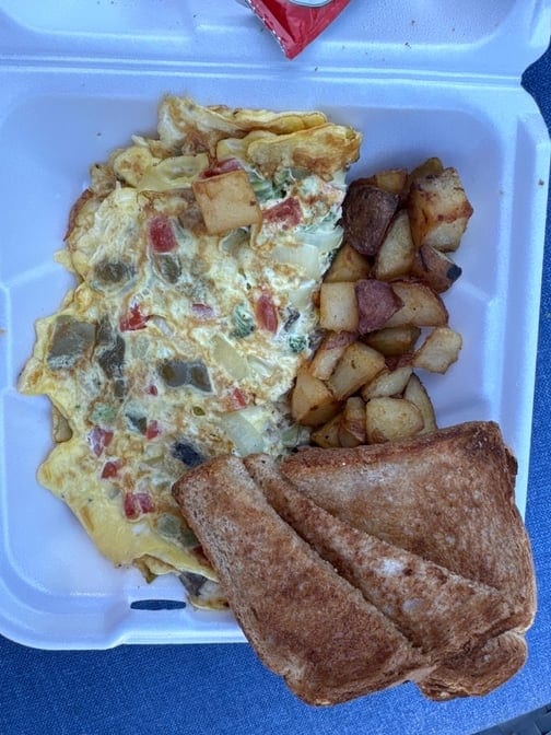 Veggie Omelet.