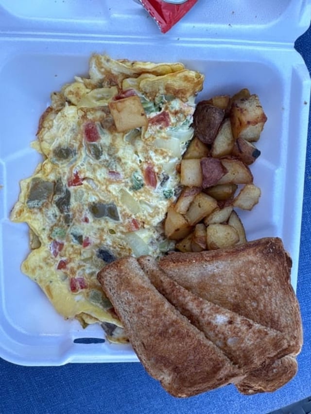 Veggie Omelet.
